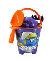 Baldinho De Praia Para Brincar Na Areia Dos Smurfs 7 Peças Verde Baldinho De Praia Para Brincar Na Areia Dos Smurfs 7 Peças Verde