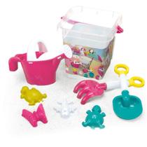 Baldinho de Praia Unicórnio Mágico KIT de Praia