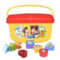 Baldinho Didático Com Forma Para Encaixe Mickey Mouse