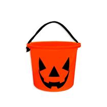 Baldinho Festa Halloween com corda Cor Laranja - 1 Unidade - Rizzo Baldinho Festa Halloween com corda Cor Laranja - 1 Unidade - Rizzo