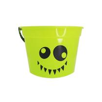 Baldinho Happy Halloween Olhos e Boca - Verde - 1 unidade - Cromus - Rizzo