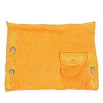 Baldrana de Couro Vaqueta Amarela Bronc-Steel 33181