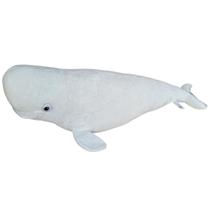 Baleia Beluga de Pelúcia Grande Branca Animais Marinhos - Sunn Toys