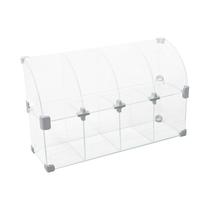 Baleiro Branco de Vidro Raio - 0,50 x 0,30 x 0,15m