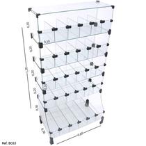 Baleiro Expositor Modulado em Vidro - 0,60 x 1,20 x 0,30 - Balcãonet