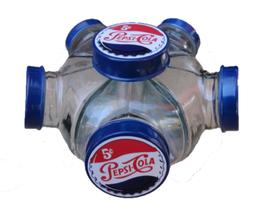 Baleiro Giratório Vidro Pepsi Cola Art Vidros Baleiro Giratório Vidro Pepsi Cola Art Vidros
