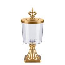 Baleiro Grego Com Tampa Bomboniere Cristal Potiche Decorativo