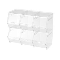 Baleiro Idealle Em Acrilico Cristal 6 Nichos Baleiro Idealle Em Acrilico Cristal 6 Nichos