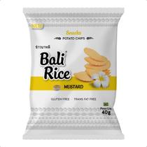 Bali Rice Mustard 40g Chips de Batata Sem Glúten Caixa com 28 unidades