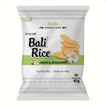 Bali Rice Onion 40g Chips de Batata Sem Glúten Caixa com 28 unidades