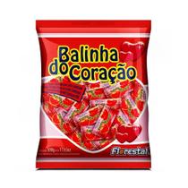 Balinha Coração Morango - Florestal 500g