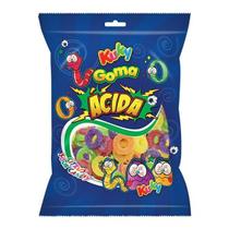 Balinha de Goma Kuky Deliciosa Anéis Sabor Citrus 140 Gramas