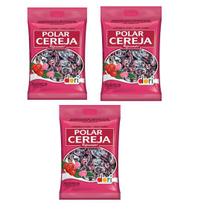 Balinha Sabor Cereja e Mentol Polar Refrescante Kit 300g