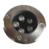 Balizador 5w Embutir Solo Piso Deck Escada Redondo Frio