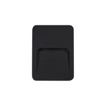 Balizador Astraled Leo De Sobrepor Led 2w Bivolt Preto 3000k Luz Amarela Bl-6703