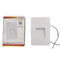 Balizador Atenas 2w 4x2 Branco Tualux