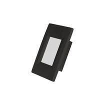 Balizador Blumenau Litten Embutir Led 2w Bivolt Preto 3000k Luz Amarela Balizador Blumenau Litten Embutir Led 2w Bivolt Preto 3000k Luz Amarela