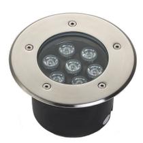 Balizador De Embutir Led 5w Cob P/ Chão Piso Jardim Quente