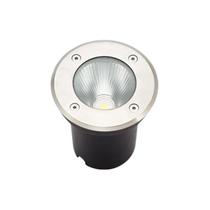 Balizador de Embutir Solo Redondo IP67 Led 10W 3000K Bivolt - EMBU LED