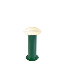 Balizador de Jardim contemporâneo Vidro tipo Lua 50cm P500 em Alumínio Verde