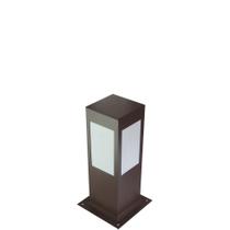Balizador de Jardim Quadrado 30cm PA130 em Alumínio- Ideal Balizador de Jardim Quadrado 30cm PA130 em Alumínio- Ideal