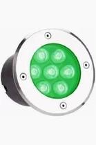 Balizador de piso 7w verde power cod. dj-7wve