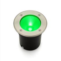 Balizador de Piso LED Verde 3W Bivolt IP66 para Jardim, Fachada e Áreas Externas Balizador de Piso LED Verde 3W Bivolt IP66 para Jardim, Fachada e Áreas Externas