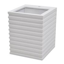 Balizador de Sobrepor 2 Fachos 2XG9 Branco Canelado - MB Led - MD1088