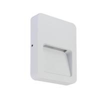 Balizador de Sobrepor Led FIT Metal Branco Retangular Externo 1,5W BIVOLT 12x9x2cm Balizador de Sobrepor Led FIT Metal Branco Retangular Externo 1,5W BIVOLT 12x9x2cm