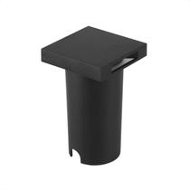 Balizador de Solo Led Taschibra Flat 2 Fachos Preto Bivolt
