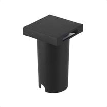 Balizador De Solo Led Taschibra Flat 2 Fachos Preto Bivolt