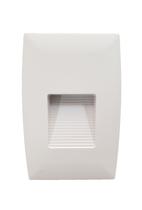 Balizador Embutir Led 4x2 2w 3000k Parede Muro Escada Bivolt Branco
