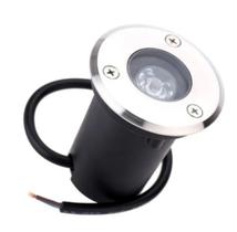 Balizador Embutir Refletor Led Piso Chão Jardim 1w Bivolt