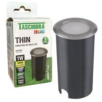 Balizador Embutir Solo Inox 1w Quente 3000K Amarelo IP67