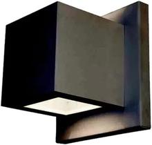 Balizador Externo Quadrado Preto 2 Fachos Ideal