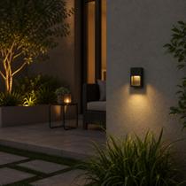 Balizador LED 2W 3000K Branco Quente IP65 Bivolt 4x2 Parede Interna Externa Escada Parede Muro Jardim