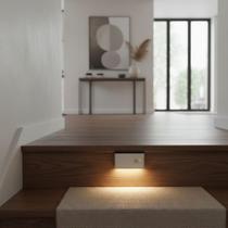 Balizador Led 2w Noturno Com Sensor De Movimento Recarregável