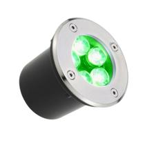 Balizador LED 5w Verde Azul Embutir IP67 Iluminação Casa Jardim Decoração