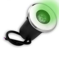 Balizador Led De Solo Chão Jardim 1w Embutir Blindado Piso Iluminação