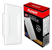 Balizador Led Elegance 4x2 2w Ip20 Estrutura Branco Bivolt Avant Balizador Led Elegance 4x2 2w Ip20 Estrutura Branco Bivolt Avant