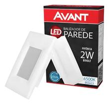 Balizador Led Elegance 4x2 2w Ip20 Estrutura Branco Bivolt Avant