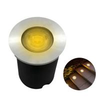 Balizador Led Embutir Chão Piso Jardim 1w 3000k Bivolt Ip67