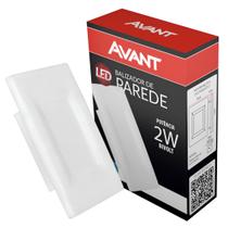 Balizador Led Embutir Elegance Branco 4x2 2W Bivolt Avant