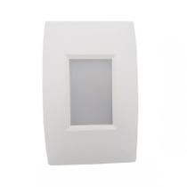 Balizador Led Embutir IP65 2W Branco Escada Corredor