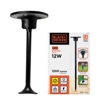 Balizador Led Jardim Black + Decker 12W 1200lm 3000k IP65