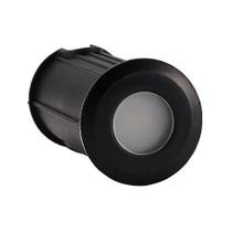 Balizador Led Redondo Externo Ip66 Preto 1W Luz Amarela