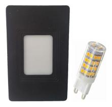 Balizador Luminária 4x2 para Parede Muro Lâmpada G9 Halopin Balizador Luminária 4x2 para Parede Muro Lâmpada G9 Halopin