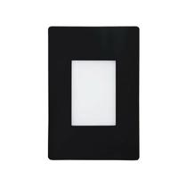Balizador Luminária P/ Parede Escada Embutir Caixa 4X2 Preto