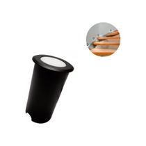 Balizador Mini Preto Led 0,85w 2700k Branco Quente Ip67 Opus Balizador Mini Preto Led 0,85w 2700k Branco Quente Ip67 Opus