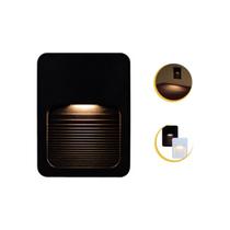Balizador Sobrepor Led Fit Slim 2w Bivolt Parede Escada Muro